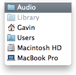 User Audio Folder
